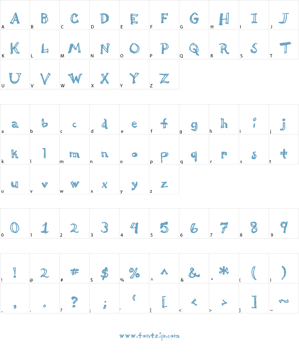 Thi Mega Tampon Font Character